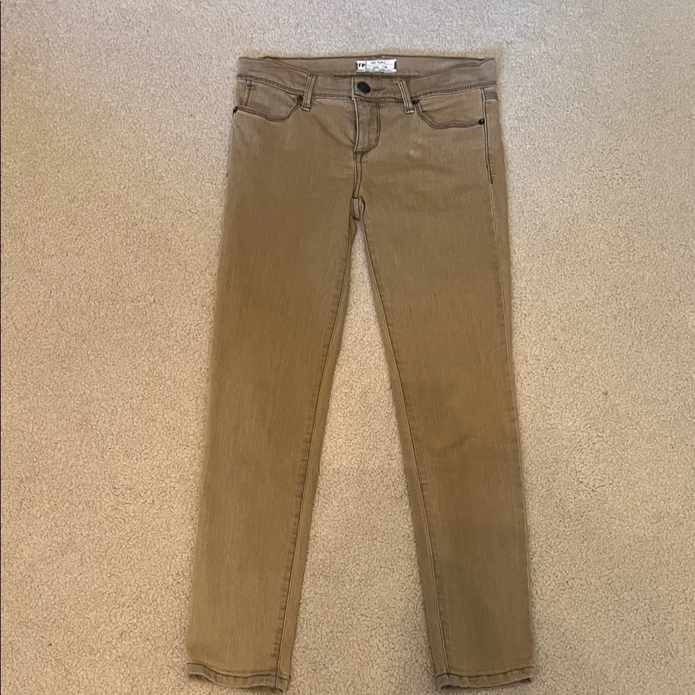 Free People Wash Finish Skinny Ankle Jean